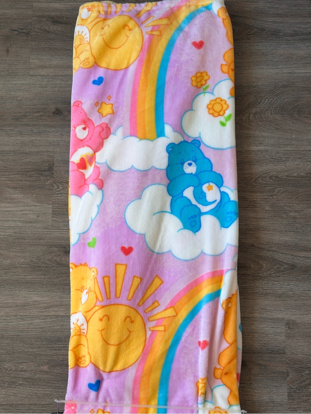 Care Bears Pink Rainbow blanket